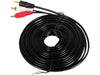 10 Meter 3.5mm Male stereo headphone audio plug to 2x RCA Male plug cable