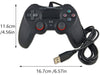 Wired USB Game Controller for PS4 & PC, Compatible with Sony PlayStation 4 & Windows