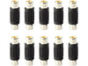 RCA Female to Female Audio Video Joiner 10-Pack – Durable AV Adapter for Home Theater & DIY Electronics NZ