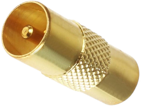 TV PAL RF Male to Male Aerial / Antenna Connector Adapter