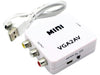 'VGA2AV' VGA and 3.5mm Audio to Composite (CVBS) RCA Audio & Video Converter