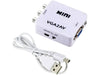 'VGA2AV' VGA and 3.5mm Audio to Composite (CVBS) RCA Audio & Video Converter