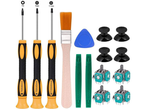 DIY Xbox One/Xbox One X/S Controller Replacement Sticks & Screwdriver Tool Kit - Repair & Cleaning - NZ