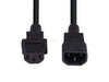 3 Meter 3 Pin IEC Male to Female Computer Power Extension Cable Cord Lead 3M