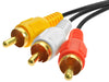 4 Pole 3.5mm Stereo Plug to 3x RCA Plug AV Cable