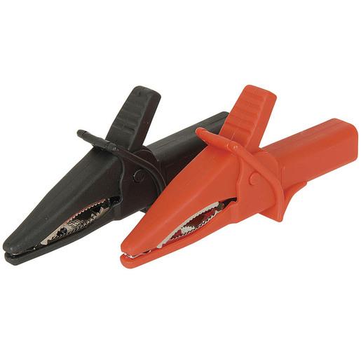 Cat III Rated Banana Alligator Clip (Pair) - techexpress nz