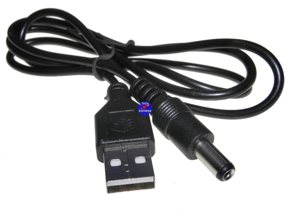 USB A Male to 5.5mm Connector 5V DC Charger Power Cable Cord