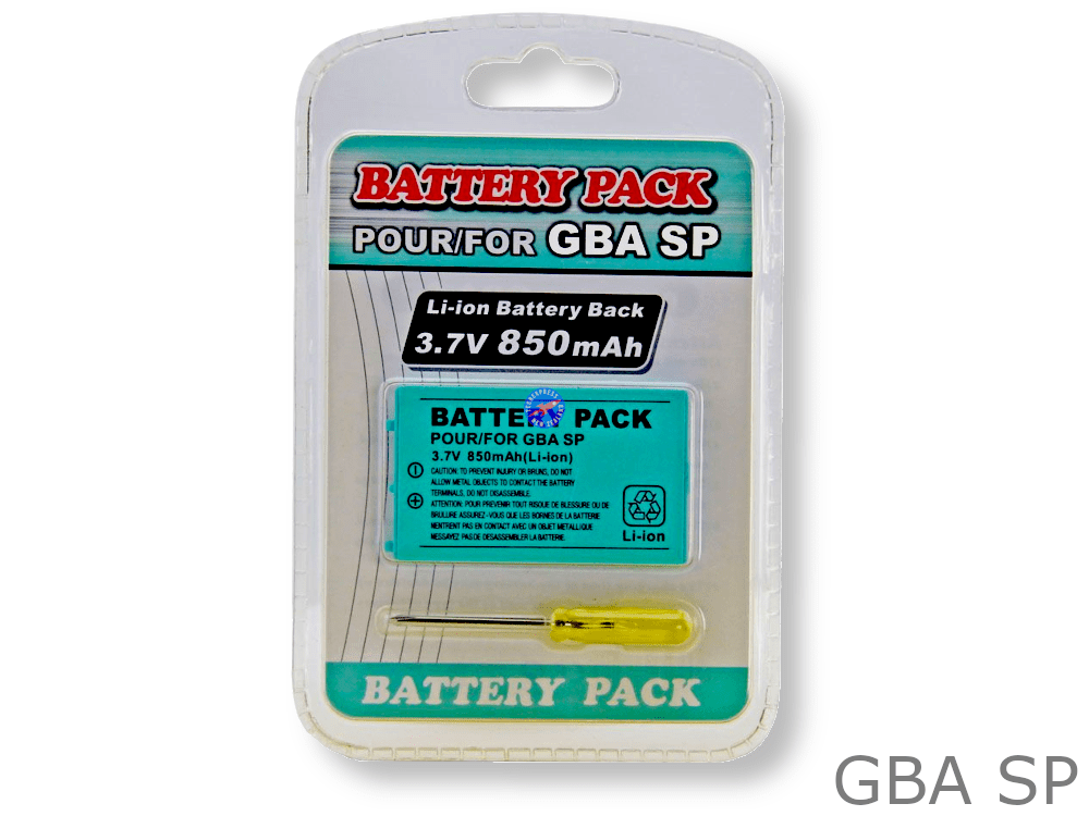 Nintendo Game Boy Advance SP GBA SP Battery & screwdriver tool kit